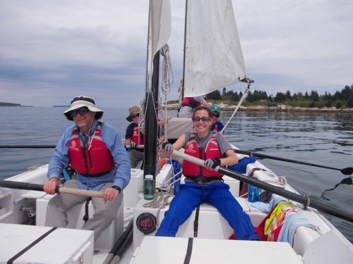 Adult sailing expedition in Maine