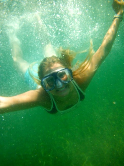Snorkeling activity with Outward Bound