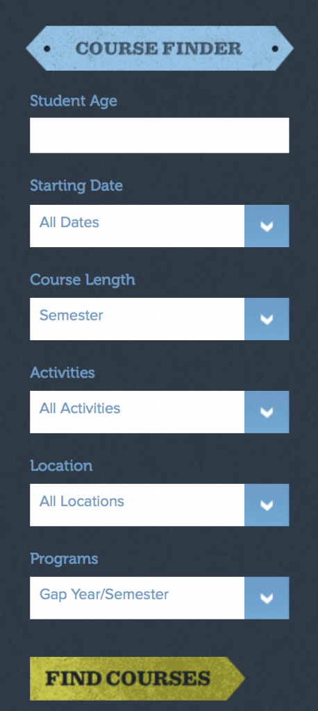 Outward Bound Semester Planning