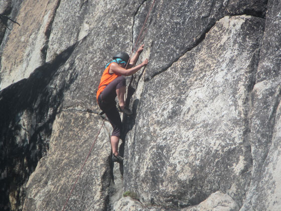 Rock Climbing on an Outward Bound semester course 