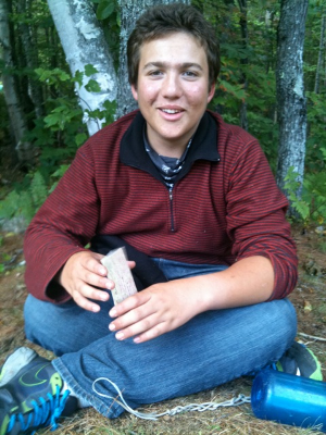 Author’s son, Ian, fresh from the trail on his Outward Bound Struggling Teens course.