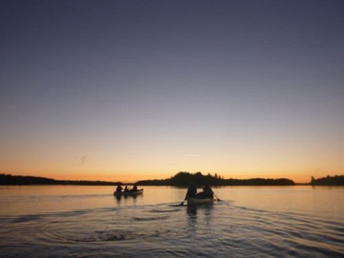 Boundary waters canoeing