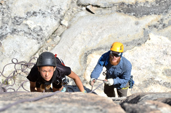 rock climbing spring break