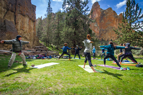 outdoor yoga