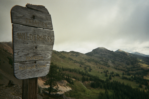 Backpacking in the Pasayten Wilderness area. 