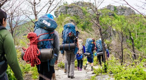 wilderness travel in the Appalachians