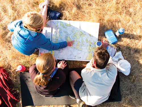 outdoor school learn to navigate