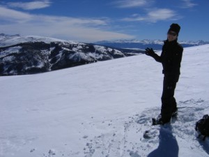Snowboarding in Colorado