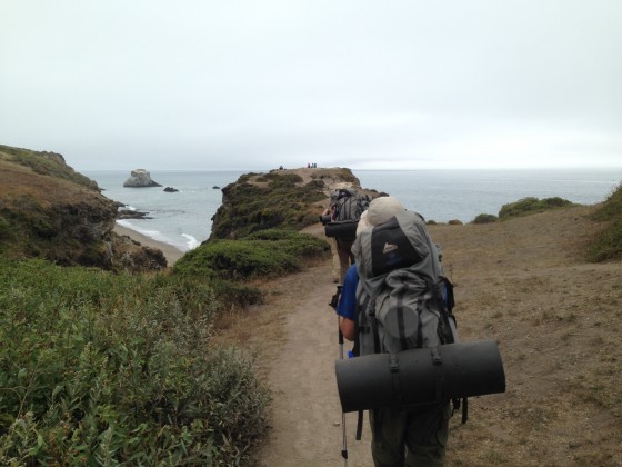 California coast backpacking