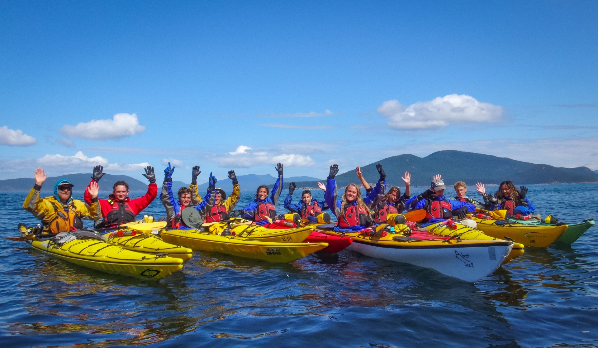 sea kayaking in washington