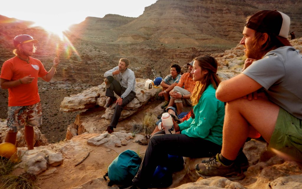 Photo taken on a Southwest Backpacking & Rock Climbing Outdoor Educator by Kelly Crandall.