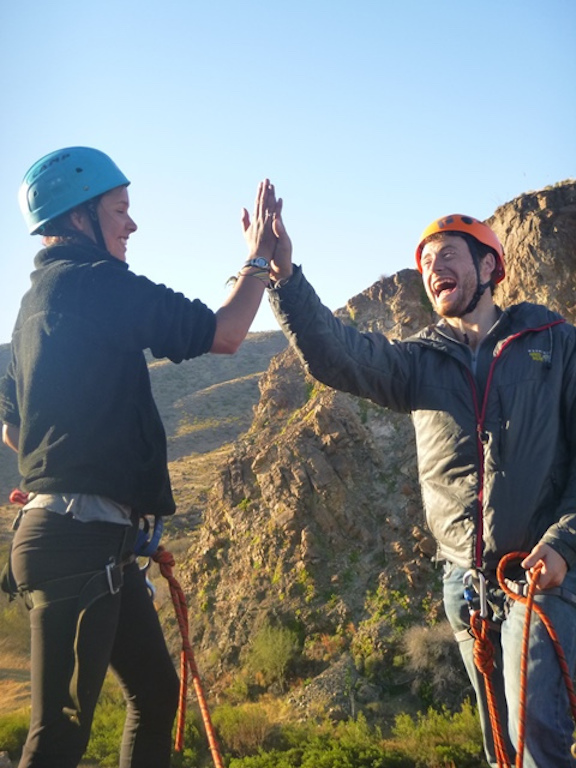 Photo taken on an Intercept Texas Big Bend Backpacking expedition.