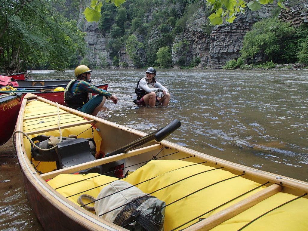 Photo taken on a Blue Ridge Mountains Outdoor Educator course.