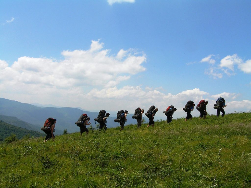 Photo taken on a Blue Ridge Mountains Backpacking & Rock Climbing for Adults expedition.