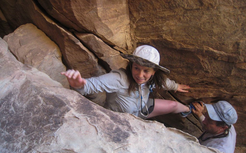 Photo taken on a Southwest Canyoneering Expedition for Adults by Kim Reynolds.