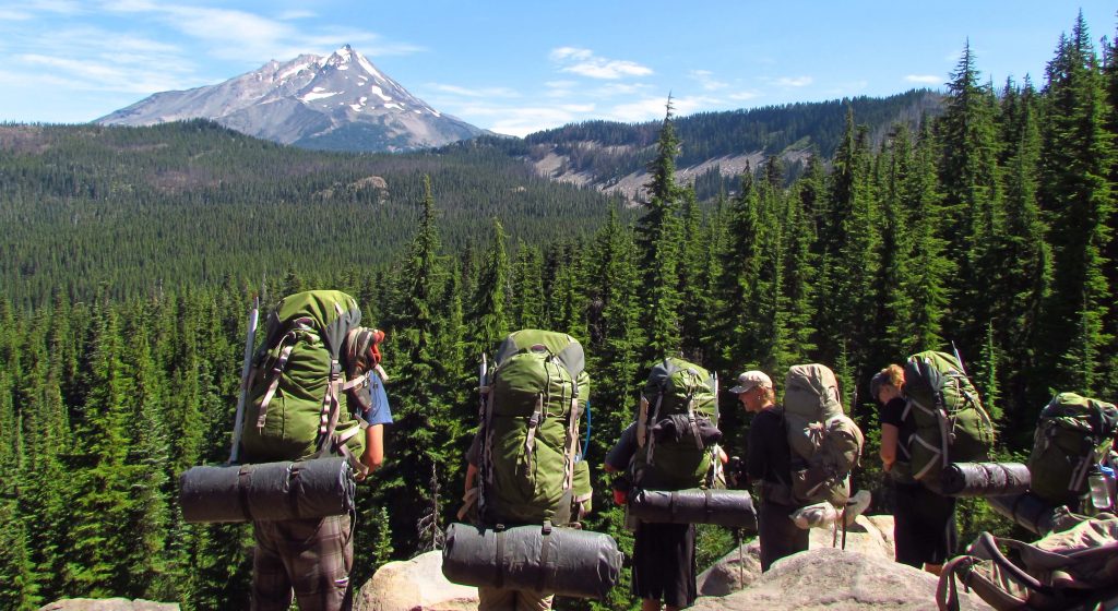 Photo taken on a Oregon Rafting & Mountaineering expedition.