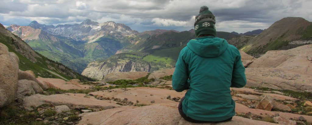 Photo taken on a Colorado Rockies Alpine Backpacking for Adults course by Brandon Daun.