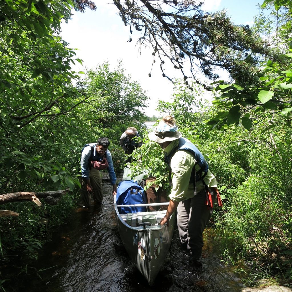 Photo taken on an Intercept Boundary Waters Canoeing expedition.