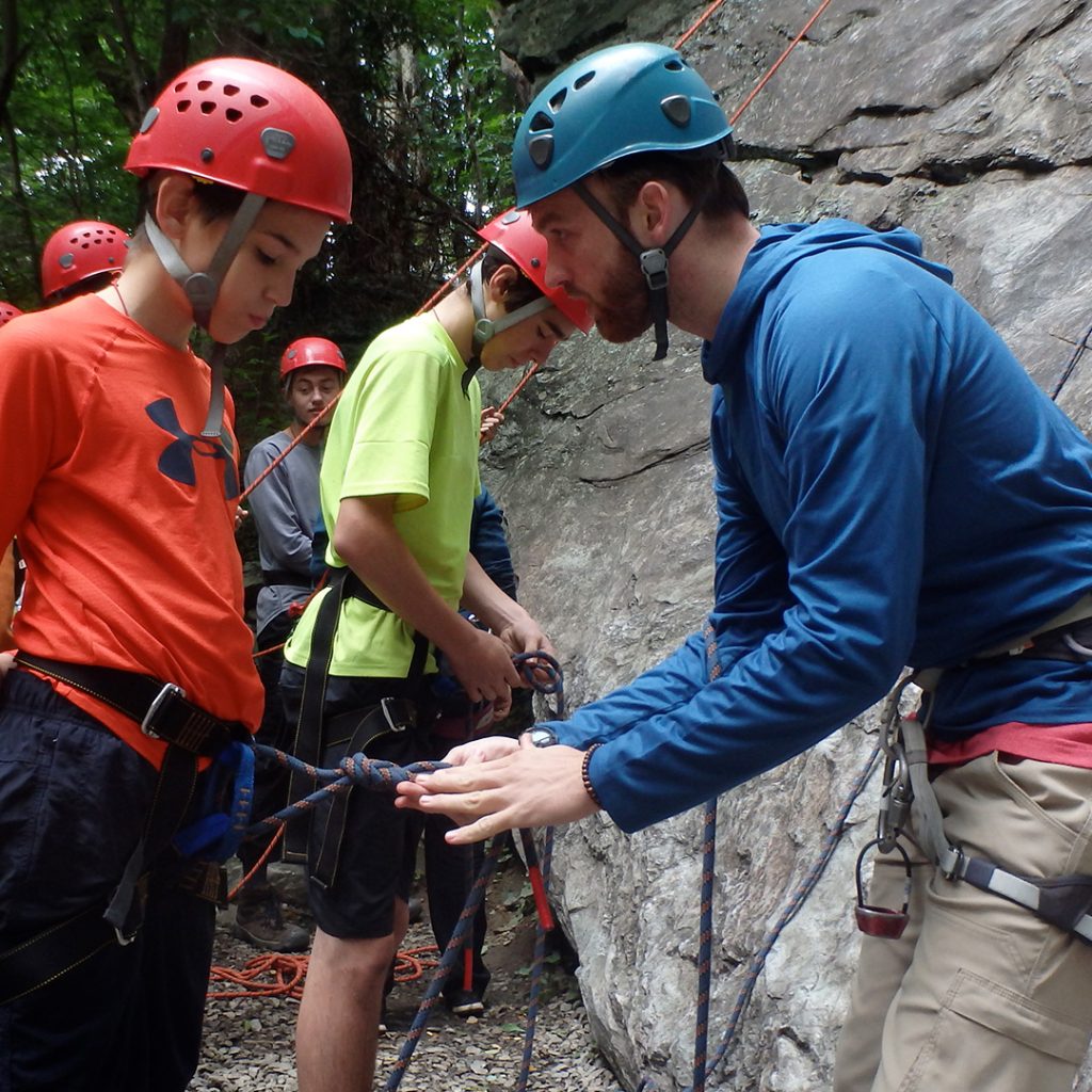 Photo taken on a Intercept Blue Ridge Mountains Backpacking & Rock Climbing for Boys expedition.