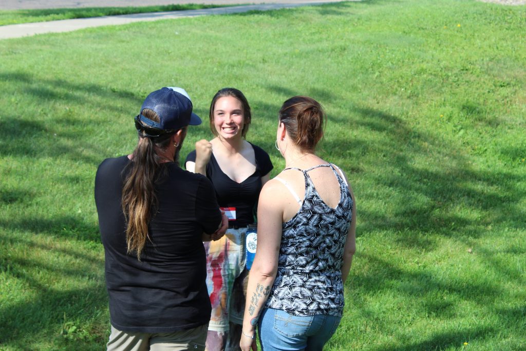 Photo taken during a Family Seminar on an Intercept Boundary Waters course.