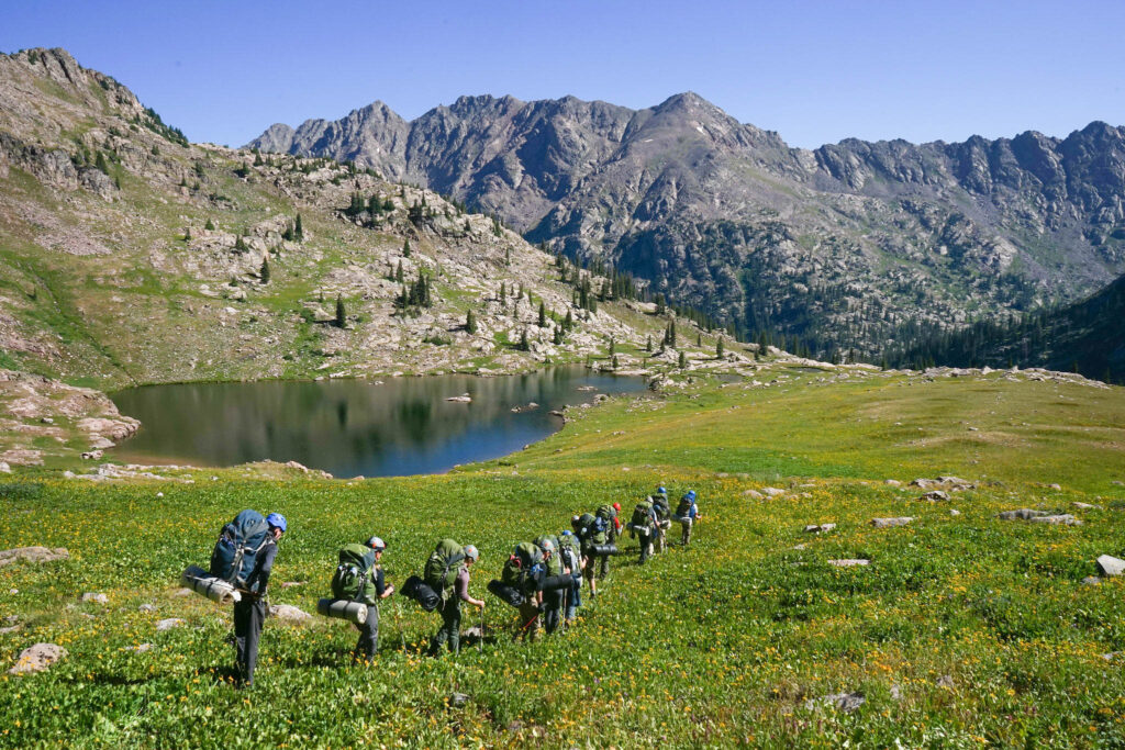 backpacking outdoor expedition