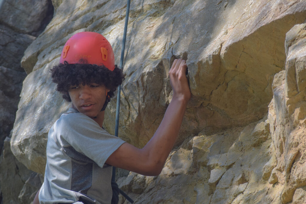 rock climbing