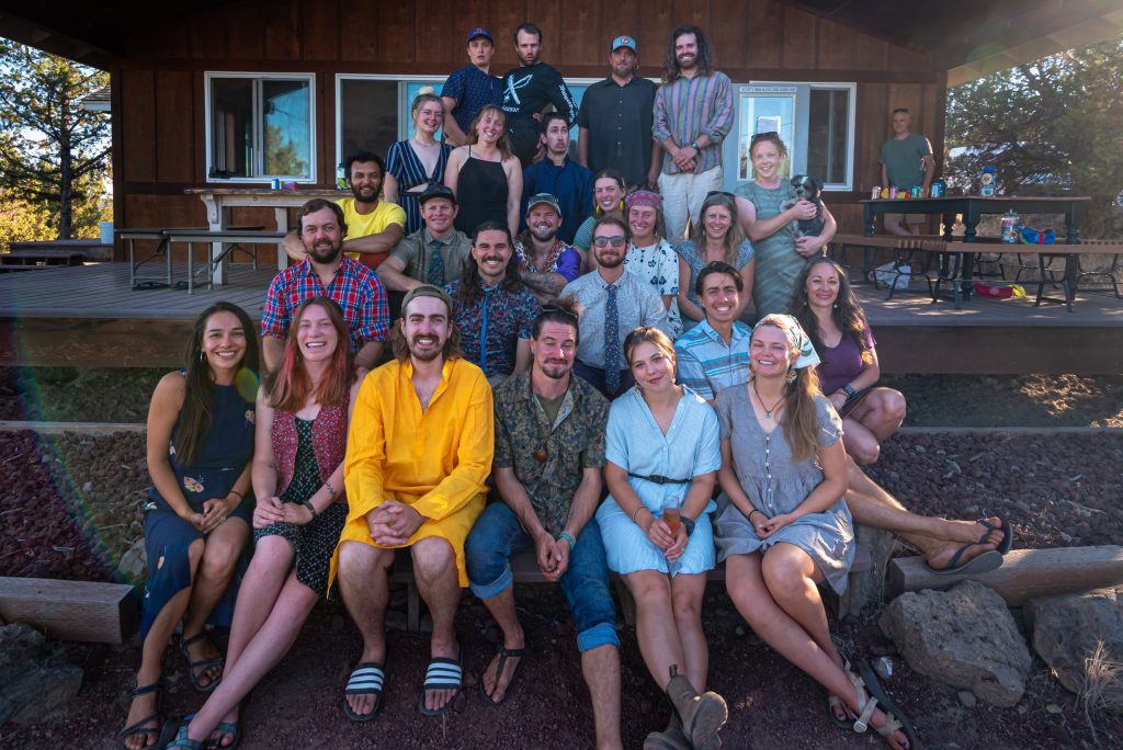 Alex pictured along with a group of Northwest Outward Bound staff where he currently instructs.