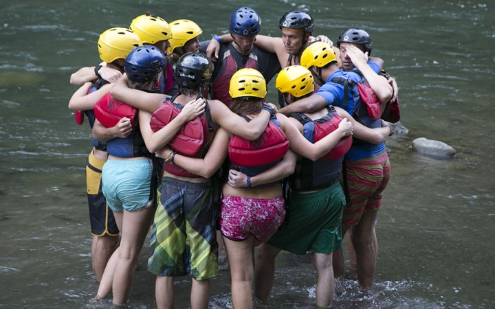 whitewater skills for young adults