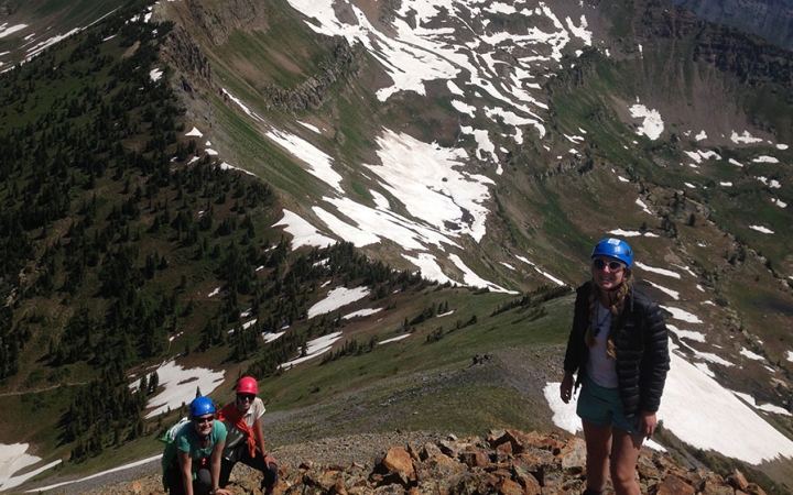 Colorado rockies backpacking excursion