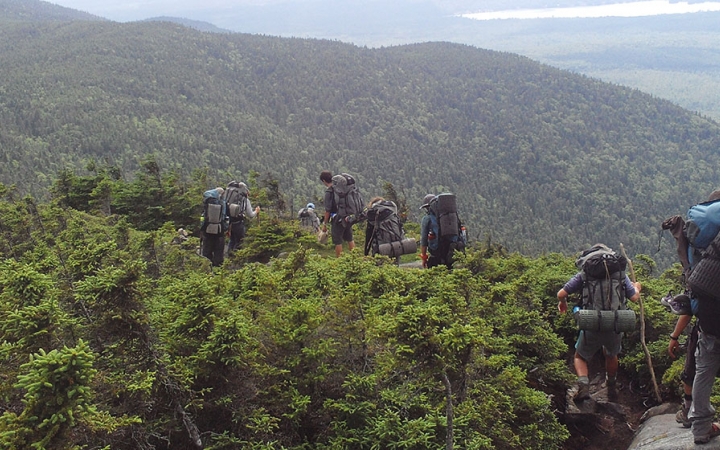 Appalachian trail backpacking