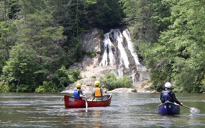 guided canoeing camping adventures