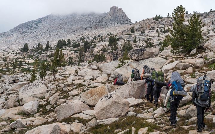 Yosemite backpacking trip for adults