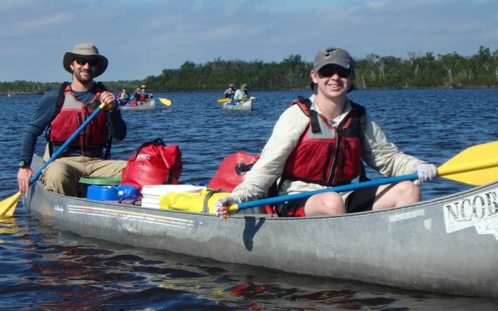 outdoor education program for families canoeing outward bound