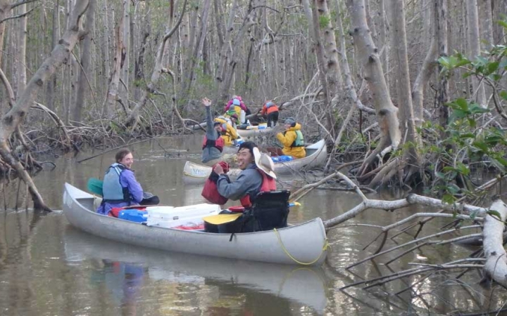outdoor education course florida canoeing outward bound
